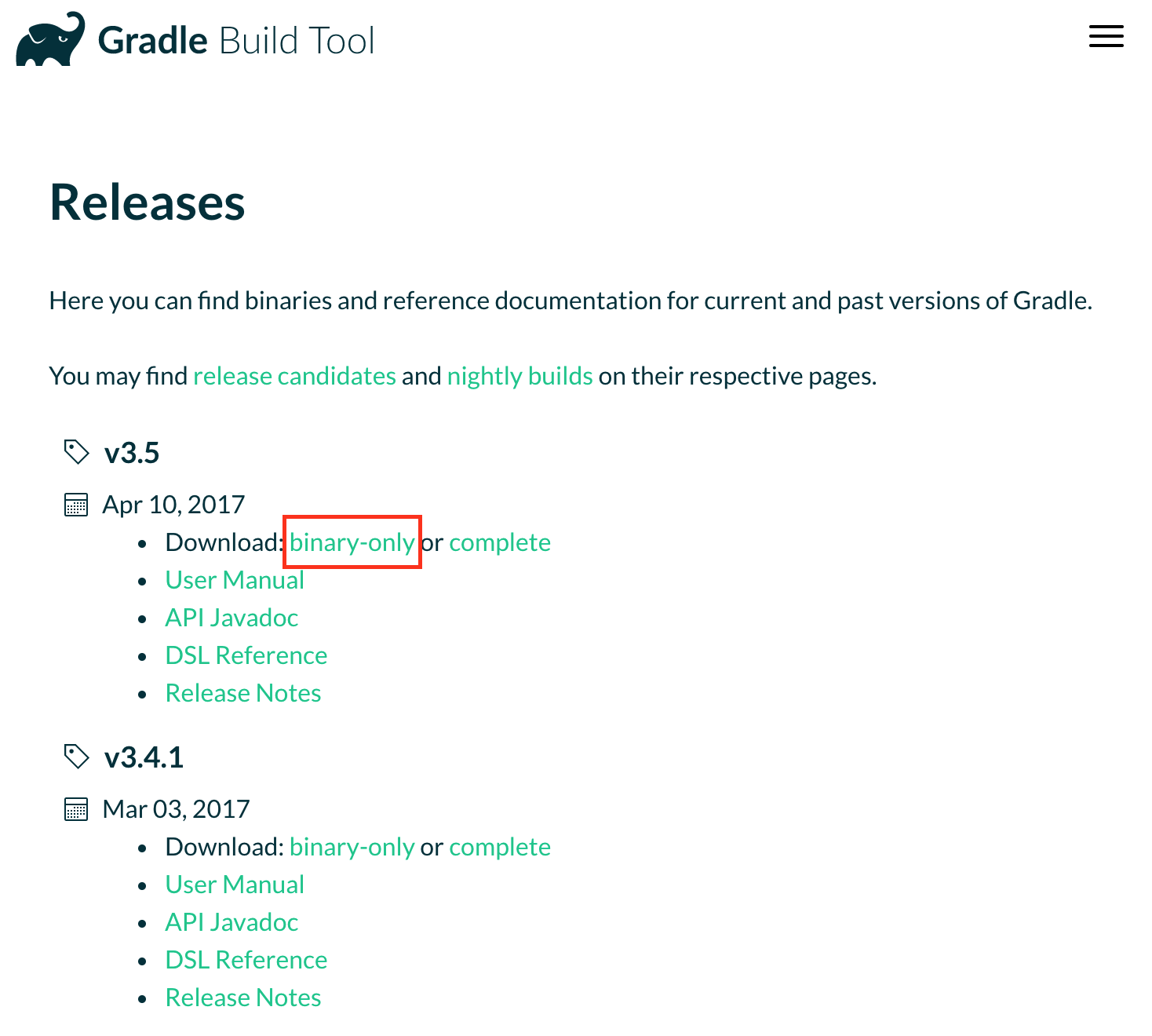 Gradle download